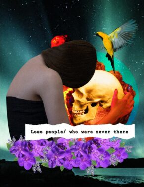 Artwork by Ginn Arias Bello – “Lose people / who were never there”